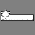 6" RULER W/ 6 Point Star